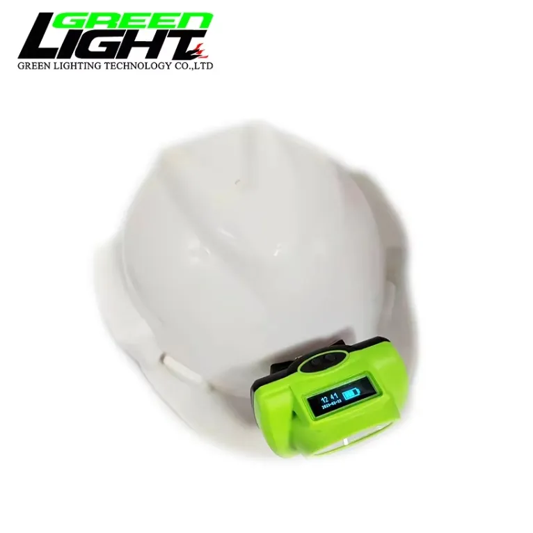 Underground Safety Led Miners Lamp With OLED Screen 15000lux Mining Lamp Waterproof IP68